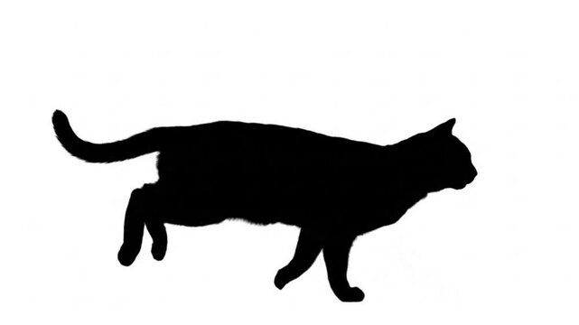Cat Silhouette Motion Pack video