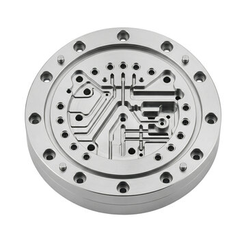 Semiconductor Equipment Components Precision Machined Metal Vacuum Chamber Part