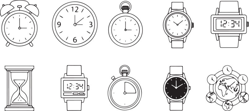 Collection of timekeeping devices