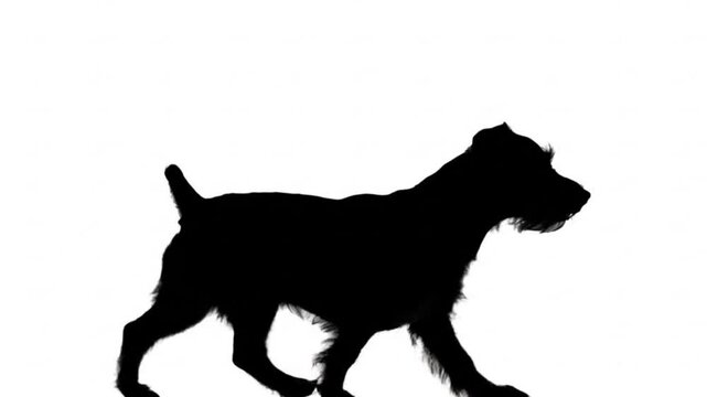 Dog Silhouette Motion video