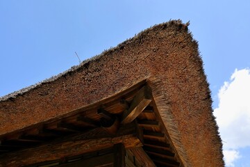 古民家の茅葺き屋根　東京都練馬区旧内田家住宅 © もふいち