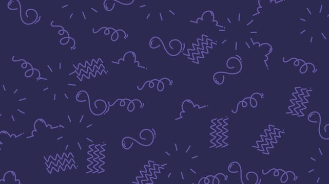 Abstract Purple Pattern Background For Video.