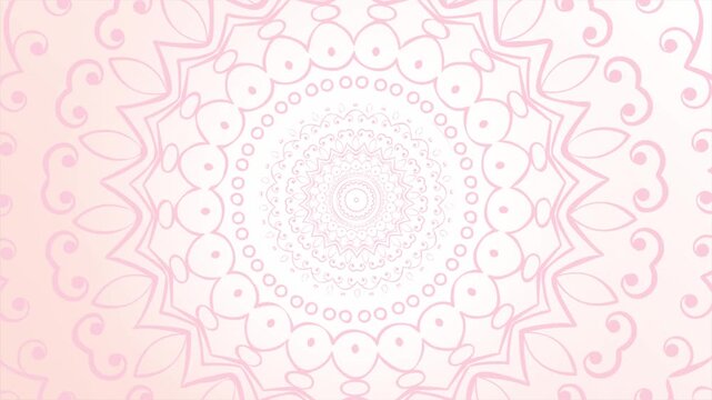 Abstarct Mandal Background - 4K (LOOP)