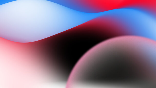 Abstract liquid gradient background, vibrant blue and red flowing waves, modern soft blur texture for digital wallpaper and creative design