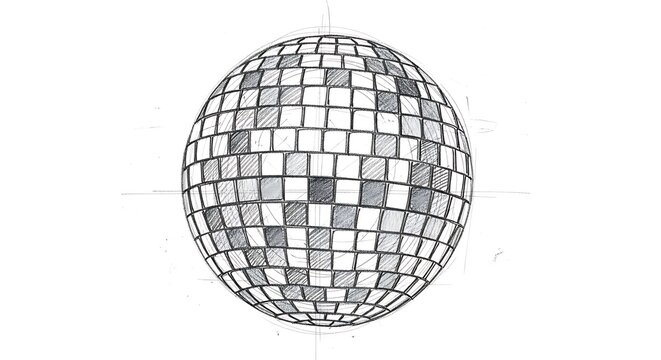 Disco ball sketch
