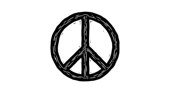 Peace symbol illustration