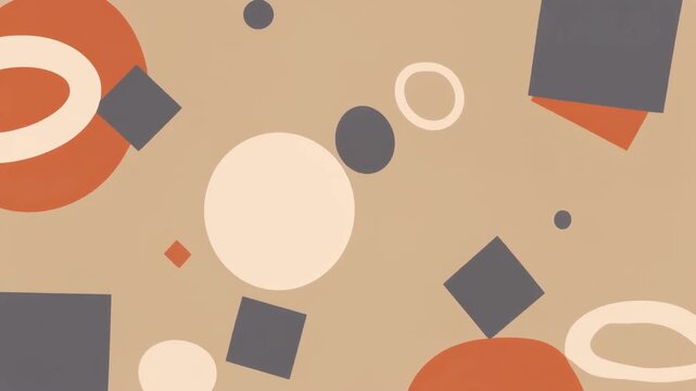 Abstract Geometric Motion Graphics Loop