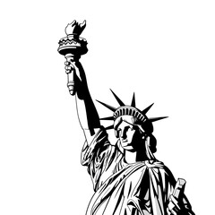 statue of liberty icon © Rifky