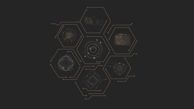 Infographic depicting data processing operations in a complex digital system