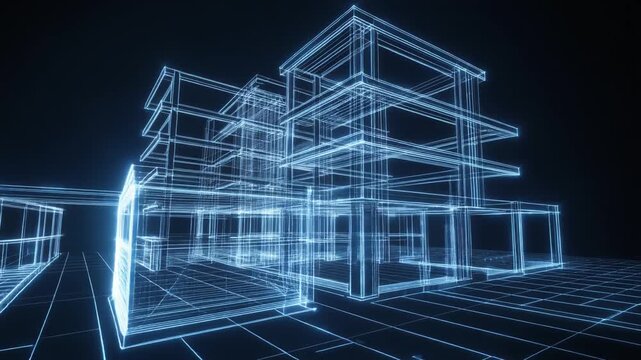 Digital Architecture Wireframe