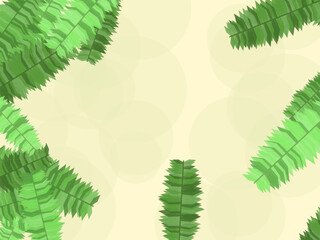 Tropical Palm Leaf Summer Pattern Design © iushakovsky