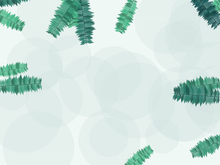 Tropical Jungle Palm Leaf Pattern Design © iushakovsky