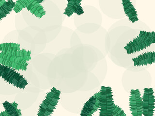 Tropical Palm Leaf Summer Pattern Design © iushakovsky