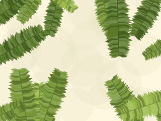 Exotic Palm Leaves Botanical Pattern Background © iushakovsky