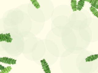 Tropical Palm Leaf Nature Pattern Design Backdrop © iushakovsky