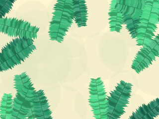Tropical Palm Leaf Summer Pattern Design © iushakovsky