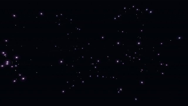 Macroscopic quantum entanglement of star clusters in a perfectly seamless loop of mirrored shifts. Ideal for VJ loops, scientific documentaries, UI backgrounds, and medical presentations.