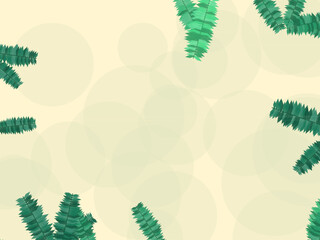 Tropical Palm Leaf Summer Pattern Design © iushakovsky