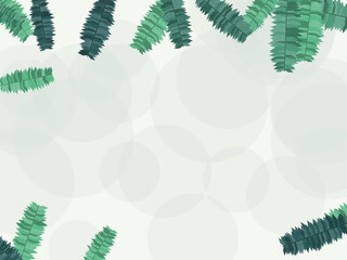Exotic Palm Leaves Botanical Pattern Background © iushakovsky
