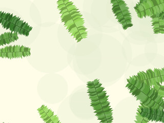 Tropical Palm Leaf Nature Pattern Design Backdrop © iushakovsky