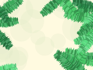Tropical Palm Leaf Summer Pattern Design © iushakovsky