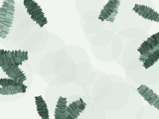 Palm Leaves Summer Vacation Pattern Background © iushakovsky