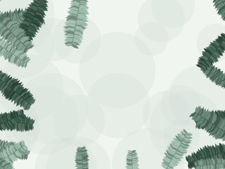 Palm Leaves Summer Vacation Pattern Background © iushakovsky