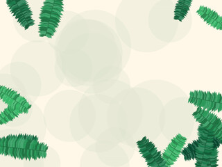 Palm Leaves Tropical Pattern Jungle Background © iushakovsky