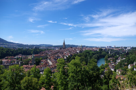 vue sur Berne, Suisse