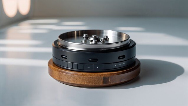 digital grinder with non-slip base on a white background