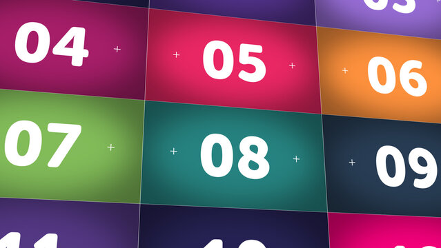 Multiscreen Transition HD X15 11 &ndash; 15 Screen Panel Transitions, Fast Video Wall Animation for Broadcast, Social Media and Professional Presentation Content