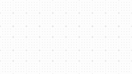 Seamless square grid texture, grid line paper sheet with crosses and lines, blank grid sheet for technology, drawing and architecture draft, texture of square graph paper, notebook pattern for stock © Active Creator Pro