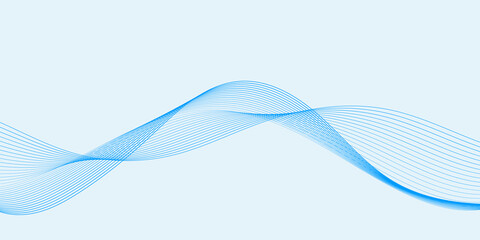 Fototapeta premium abstract blue wave background