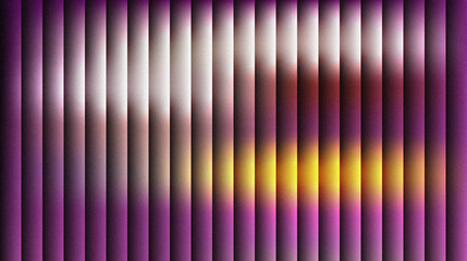 Obraz premium Vibrant purple and yellow gradient effect on vertical lines