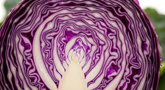 Textura macro de cebolla fresca, capas de cebolla roja p&uacute;rpura, fondo vegetal org&aacute;nico, ingrediente de cocina saludable, patr&oacute;n natural, fondo de comida, detalle de primer plano