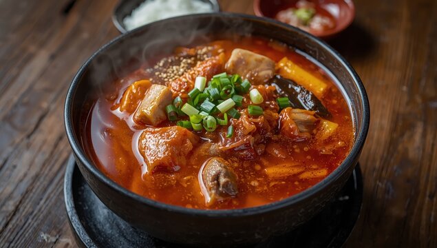 Pork and kimchi soup