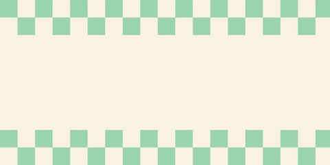 Obraz premium the Seamless Lattice Pattern Vector Repeating Green White Abstract Square Background. eps 10