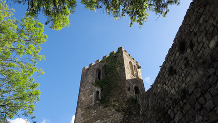 Leiria, Portugal. Leiria Castle was built in a dominant position to the north, overlooking the town and the River Lis. © Andreia