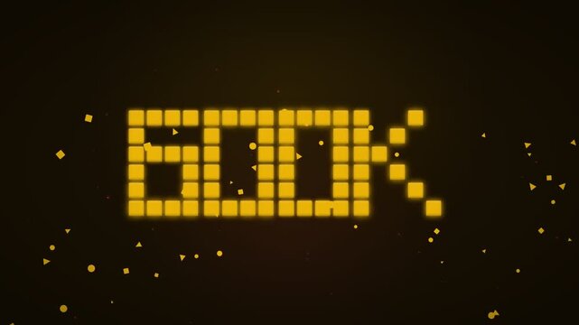 600K Followers Milestone Celebration Animation, Social Media Growth, Premium Confetti Background