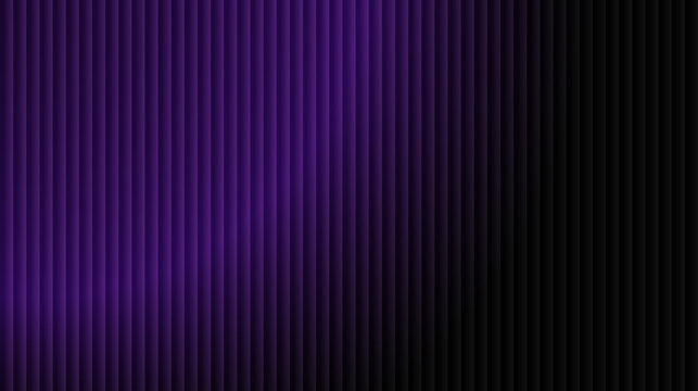 Abstract dark purple background with vertical lines creating a subtle gradient effect for modern digital art projects featuring a sleek minimalist texture with deep shadows and vibrant violet