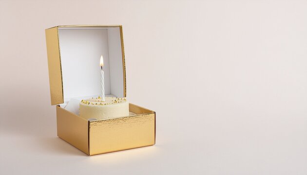 箱の中のケーキ