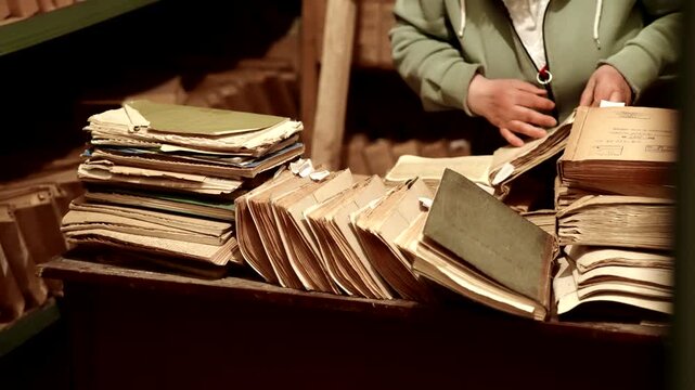 Reviewing Historical Paper Records In Dusty Repository. Information Retrieval