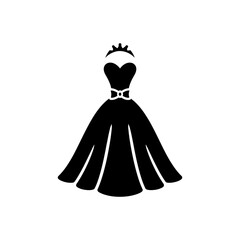 Royal Evening Gown Tiara Icon © Visual language