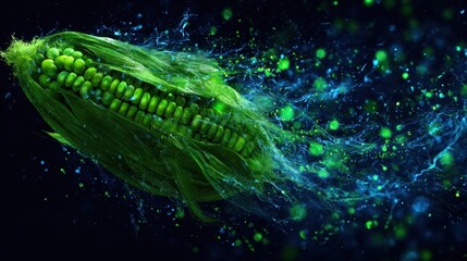 Fototapeta premium The biofuel innovation pipeline advances technologies and processes that improve efficiency, reduce costs, and enhance the sustainability of renewable fuel production. 
