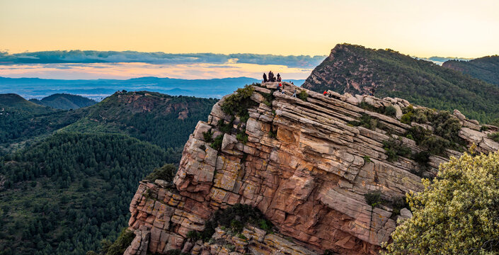 Sunset at Pico del Garb&iacute; (Valencia-Spain)