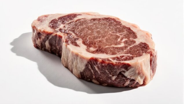 Raw Ribeye Steak - A Fresh Cut of Beef Ready to Cook.