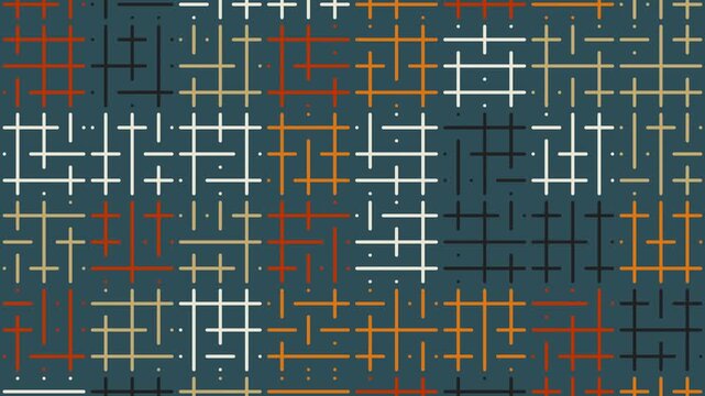 Minimal Procedural Loader Animation With Geometric Structure System
