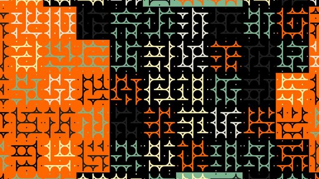 Abstract Modular Geometric Animation With Continuous Spinner Motion