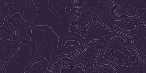Abstract Topographic Contour Map Background With Smooth color Terrain Lines and Minimal Design. © Afridi