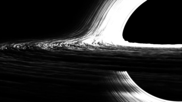 Black Hole Gravitational Lensing Space VFX Loop